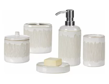 maßgefertigte keramische badgarnituren-für-den-vanity-dekor