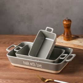 Custom Baking Dish Set In Bulk, Rectangular Wholesale Baking Pans