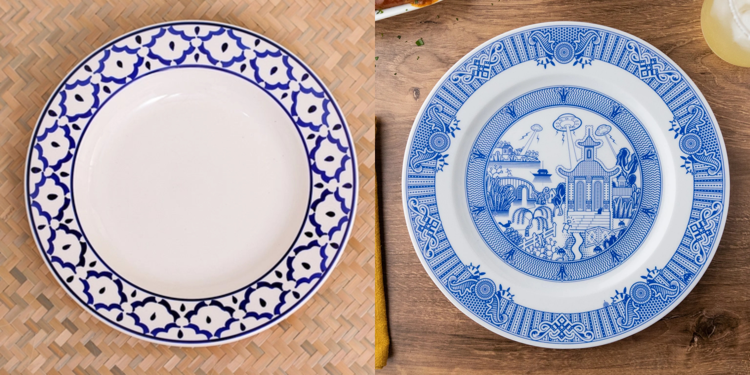 ceramic dinnerware vs. porcelain dinnerware