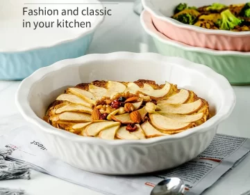 Molde de Ceramica Redondo, Mayorista Molde de Pastel-1