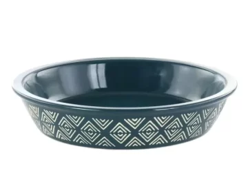 Durable Ceramic Pie Pans Wholesale, Round Baking Dishes Bulk-1