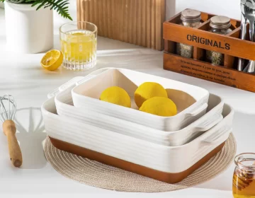 Non-Stick Ceramic Ramekins Bulk, Kitchen Bakeware Wholesale-6