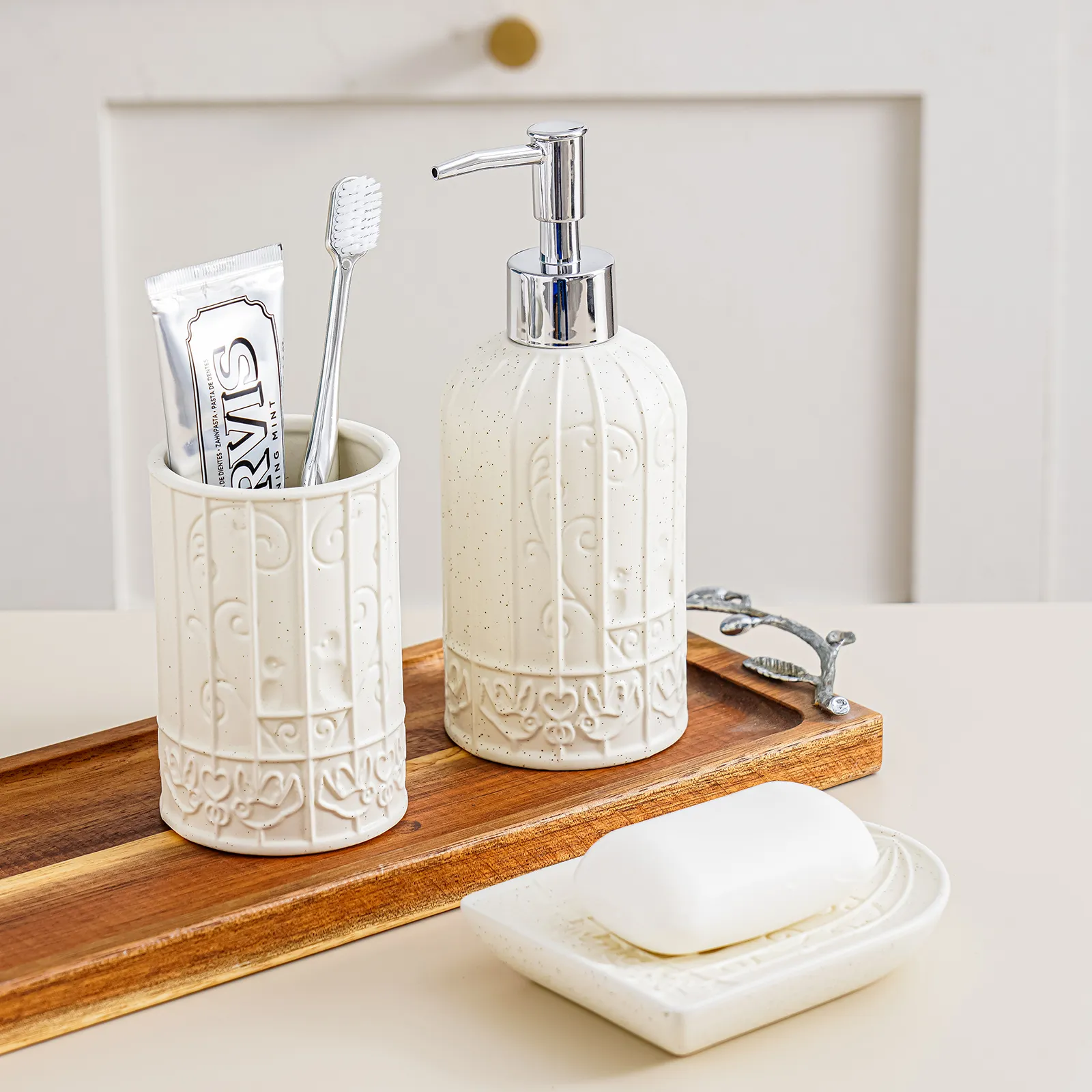 Birdcage Design Wholesale Bathroom Sets, Ceramic Bath Accessories-1