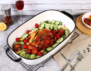 Plaque à pâtisserie antiadhésive personnalisée, céramique pour pâtisserie Wholesale-2