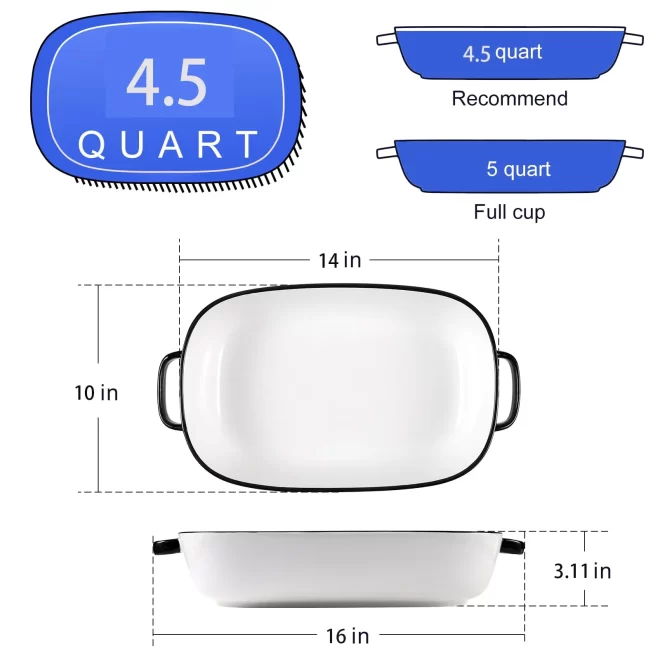 Nonstick Customized Baking Pan, Ceramic Bakeware Wholesale-3