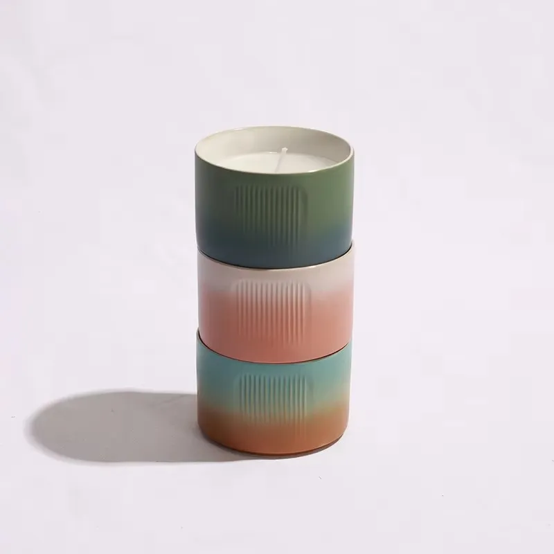 Gradient Unique Candle Jars Wholesale,Custom Candle Containers-1