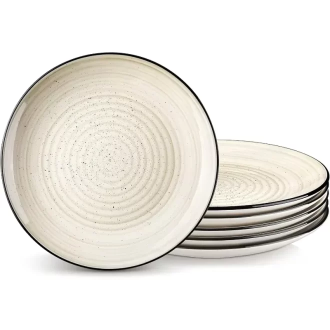 High-End Custom Ceramic Plates, White Ceramic Plates Wholesale-5