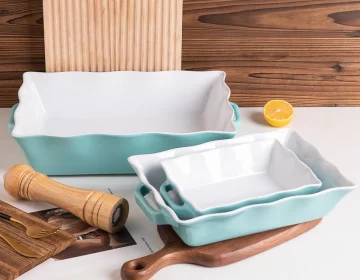 China Bakeware Wholesale, 3-Piece Custom Baking Pan Set Bulk-2