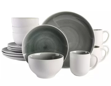 Service de table en vrac avec glaçure craquelée Wholesale Tableware Custom 6