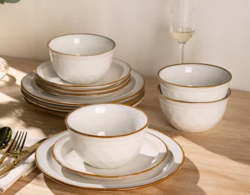 High End Stoneware Dinnerware Set Custom Tableware Wholesale 4