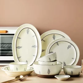 Pastoral Plates and Bowls Wholesale, Tableware Sets In Bulk