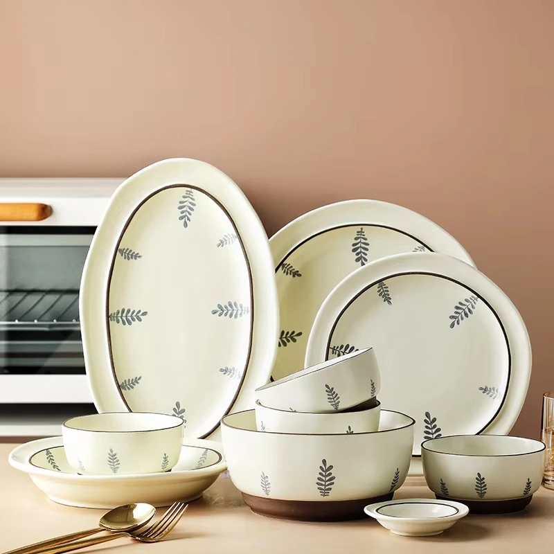 Pastoral Plates and Bowls Wholesale, Tableware Sets In Bulk-2