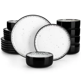 Restaurant Dishware Wholesale, Black & White Crockery Bulk