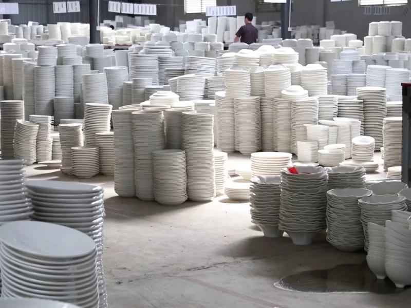 Distribution of Crockery Manufacturers in China