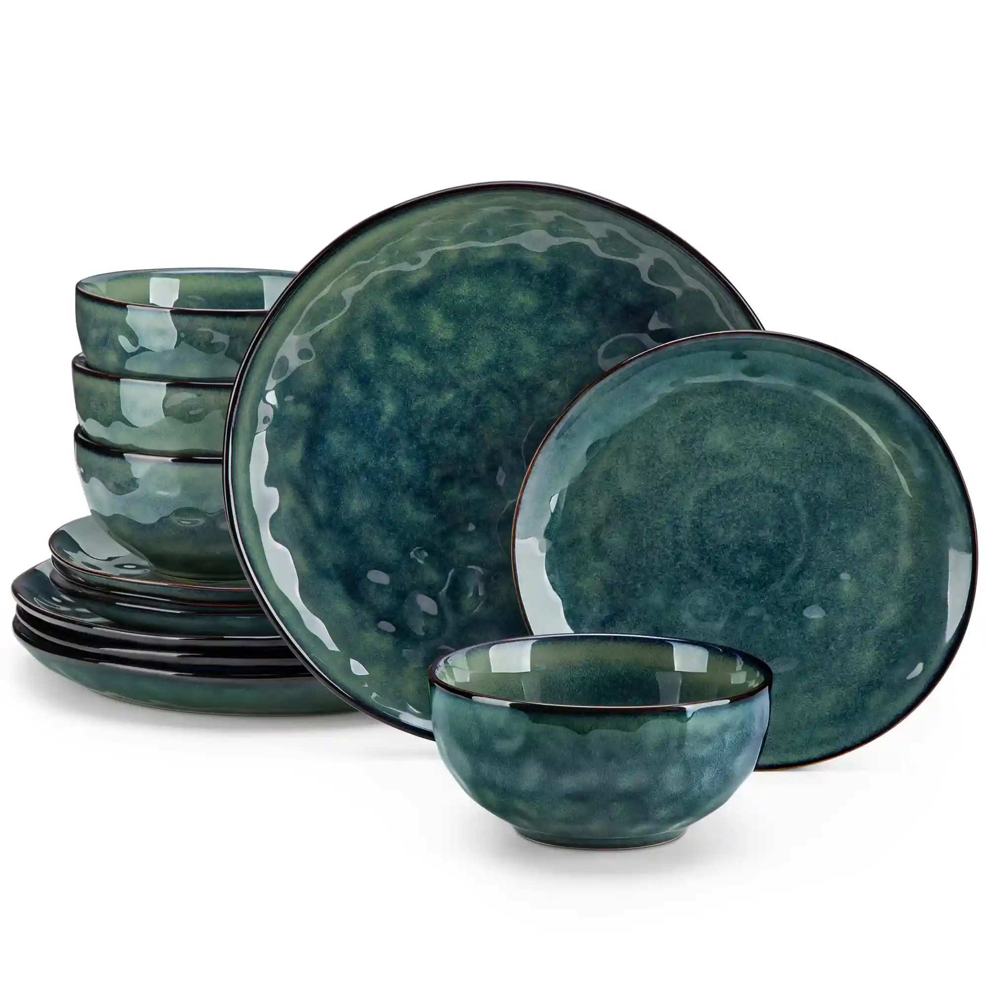 Reactive-Glaze-Tableware-Set,-Ceramic-Dinner-Plates-and-Bowls-Set