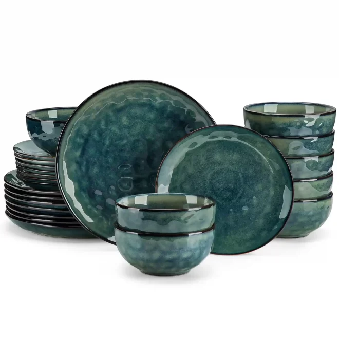 Kiln-Changed Wholesale Dinner Set, Plates and Bowls In Bulk-5