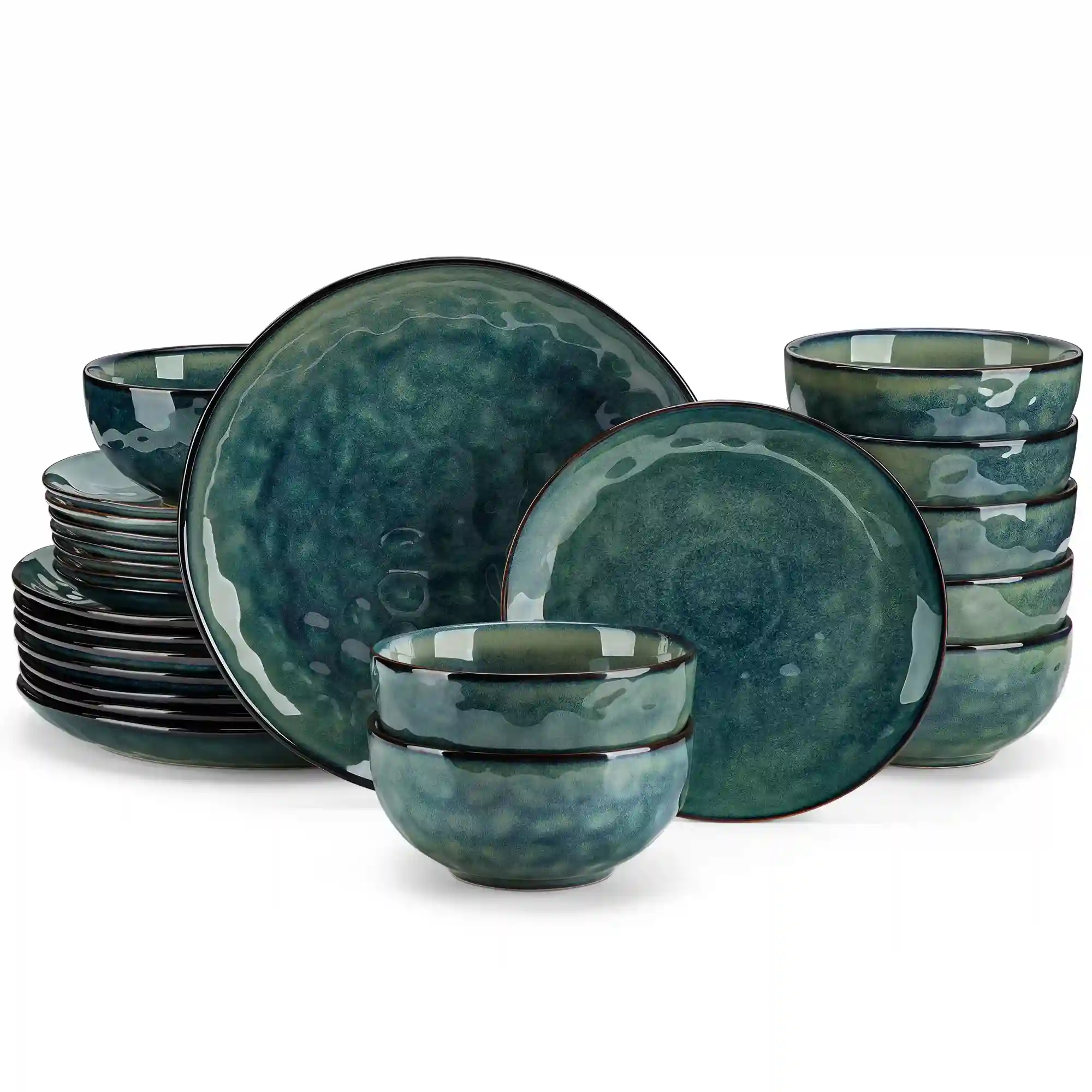 Kiln-Changed Wholesale Dinner Set, Plates and Bowls In Bulk-5