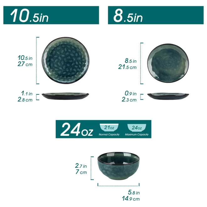 Kiln-Changed Wholesale Dinner Set, Plates and Bowls In Bulk-4