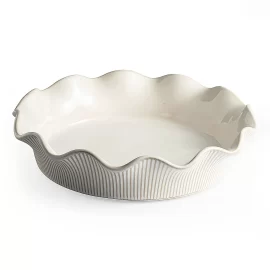 Stoneware Wholesale Pie Pans, Round Baking Dishes In Bulk