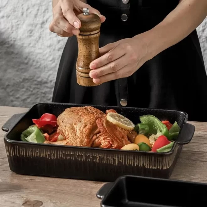 black-baking-dish-set-wholesale-food-service-ceramic-baking-pans-wholesale-3