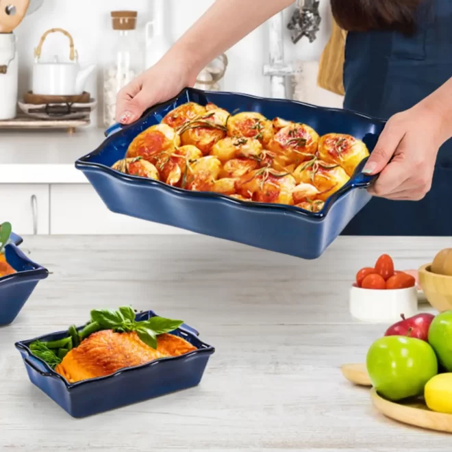 dark-blue-wholesale-bakeware-set-with-wavy-edge-custom-baking-dishes-6