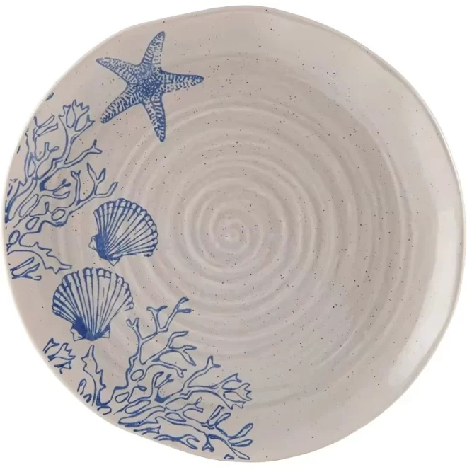 Wholesale Stoneware Plates and Bowls, Ocean Themed Tableware-3