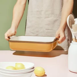 Non-Stick Rectangular Baking Dish Wholesale, Ceramic Custom Casserole Dish