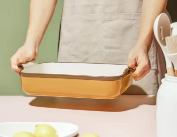 rechteckige Antihaft-Backform-Großhandel-Keramik-Kasserolle-2