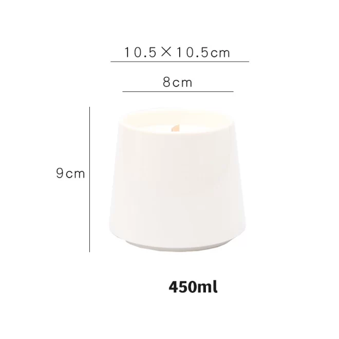 Minimalist Ceramic Vessels For Candles Wholesale Supply-5
