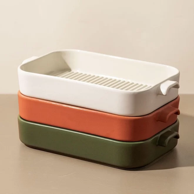 Factory Wholesale Casserole Dish, Various Color Baking Pans-5