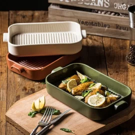 Factory Wholesale Casserole Dish, Various Color Baking Pans