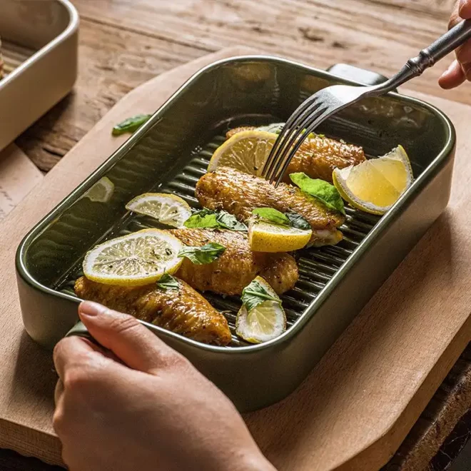 Factory Wholesale Casserole Dish, Various Color Baking Pans-7