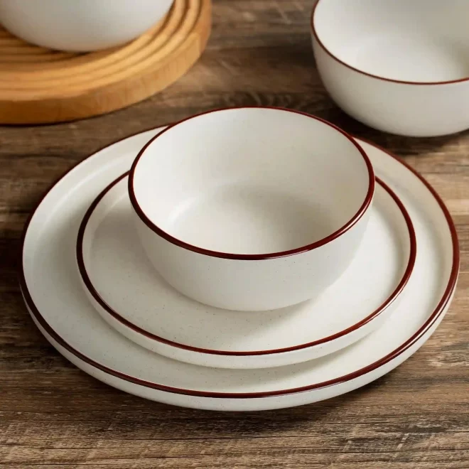 Bulk Solid Color Tableware, Modern Restaurant Dinnerware Set-8