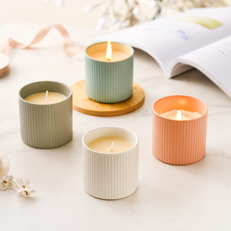 Luxury Candle Containers Wholesale, Morandi Color Candle Jar-1