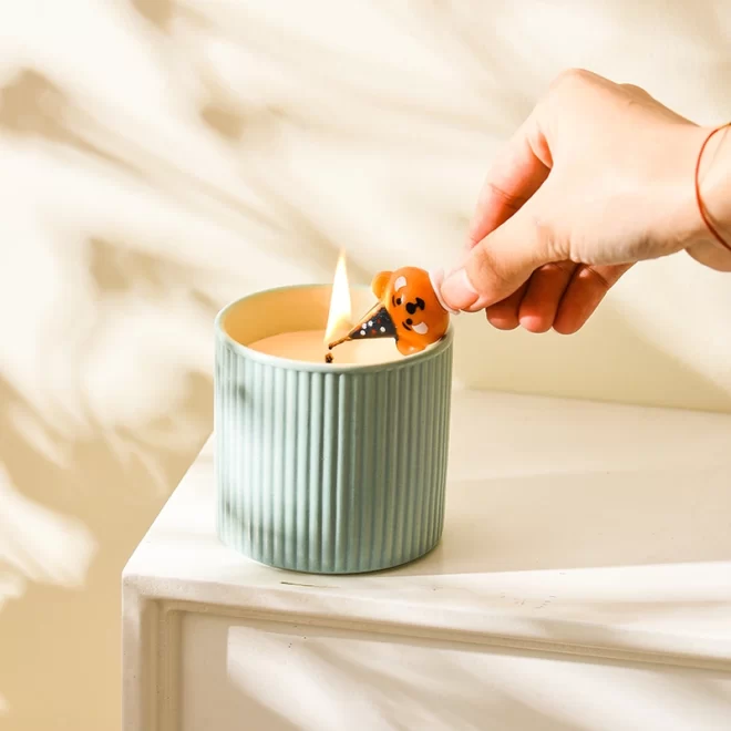 Luxury Candle Containers Wholesale, Morandi Color Candle Jar-3