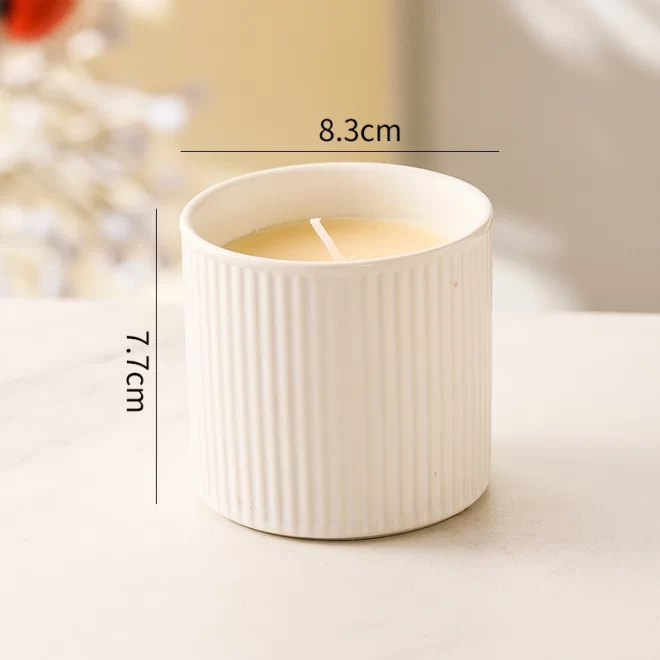 Luxury Candle Containers Wholesale, Morandi Color Candle Jar-6