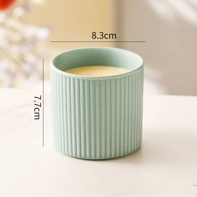 Luxury Candle Containers Wholesale, Morandi Color Candle Jar-7