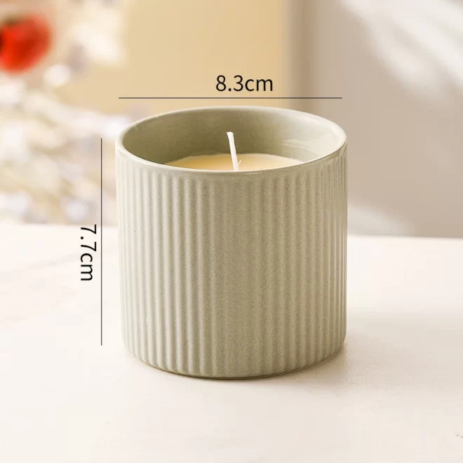 Luxury Candle Containers Wholesale, Morandi Color Candle Jar-8