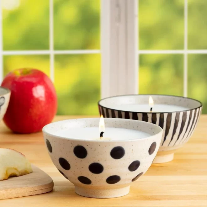 Unique Ceramic Candle Bowls Wholesale With Various Patterns-8