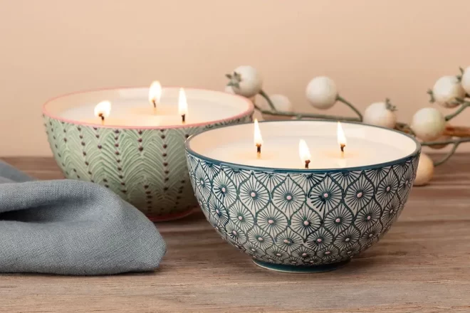 Unique Ceramic Candle Bowls Wholesale With Various Patterns-7