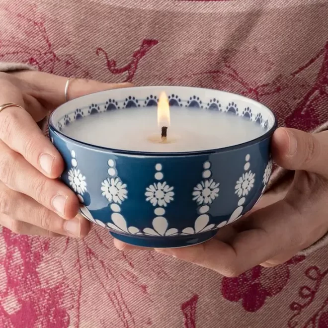 Unique Ceramic Candle Bowls Wholesale With Various Patterns-5