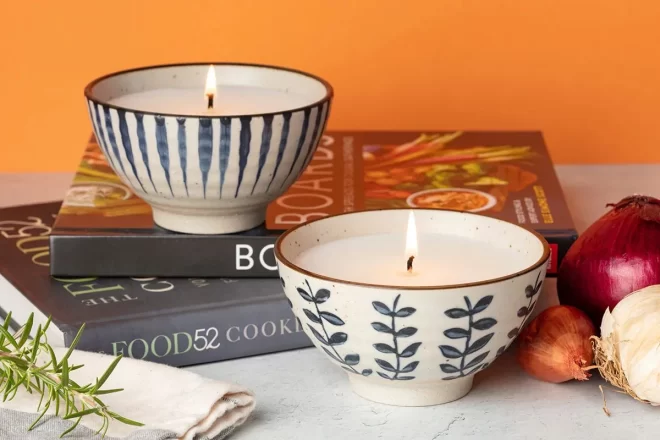 Unique Ceramic Candle Bowls Wholesale With Various Patterns-4