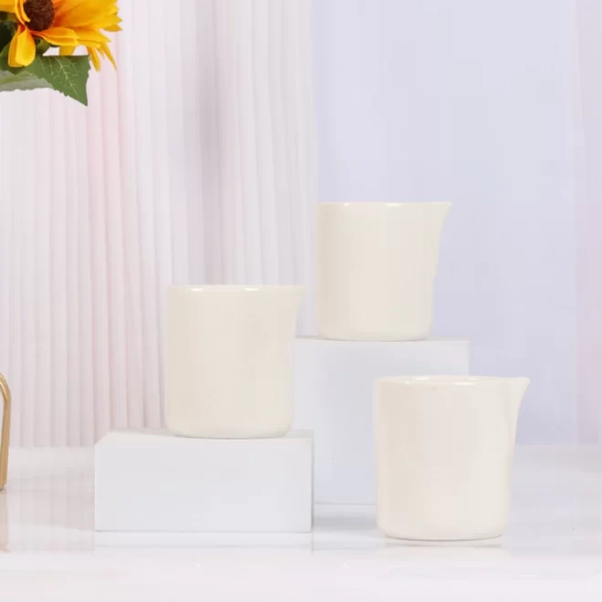 Ceramic Massage Candle Containers Wholesale With Spouts-2
