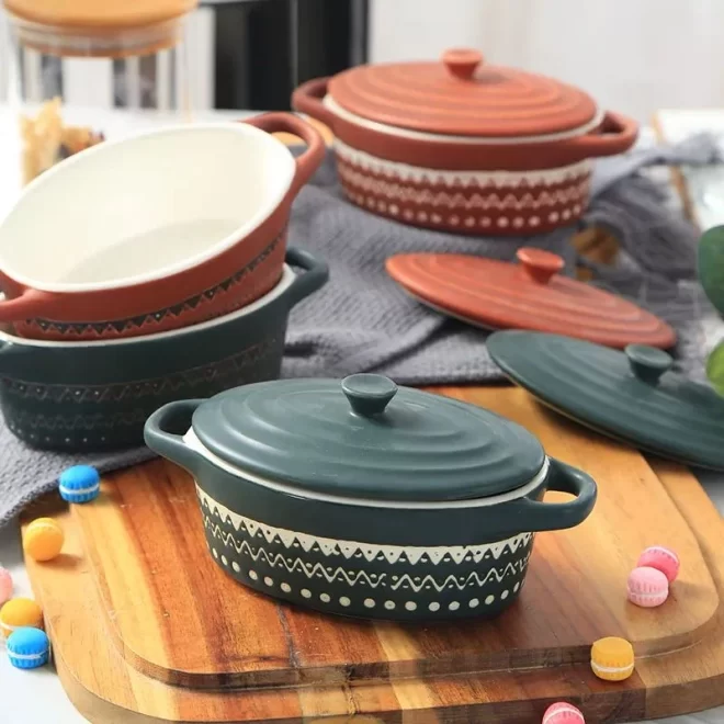 bohemian-customized-casserole-dish-with-lid-ceramic-baking-pan-wholesale-3