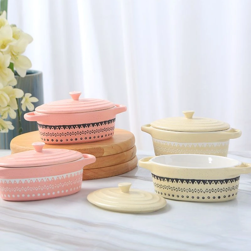 bohemian-customized-casserole-dish-with-lid-ceramic-baking-pan-wholesale-5