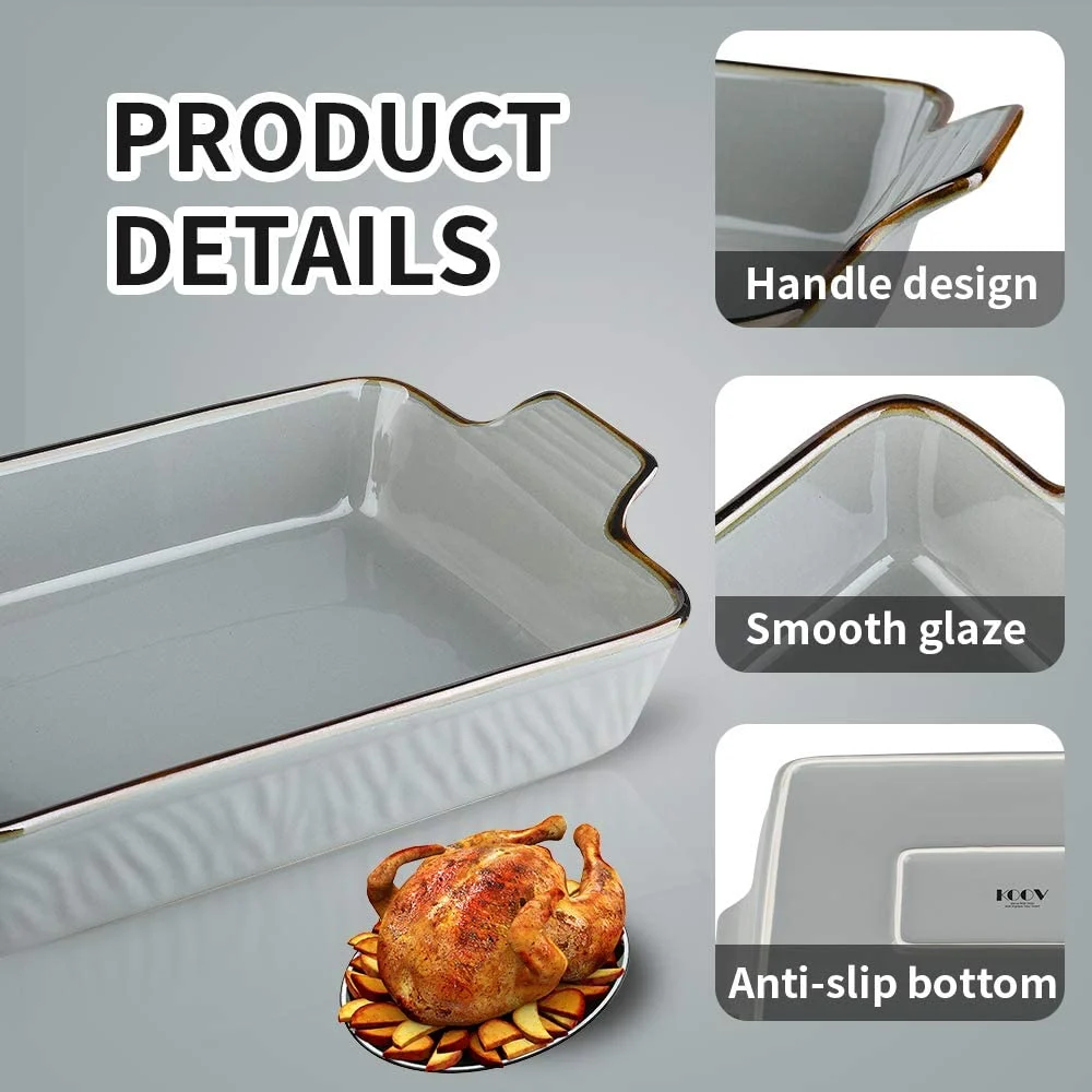 Ripple Texture Wholesale Baking Dishes, Ceramic Kitchenware