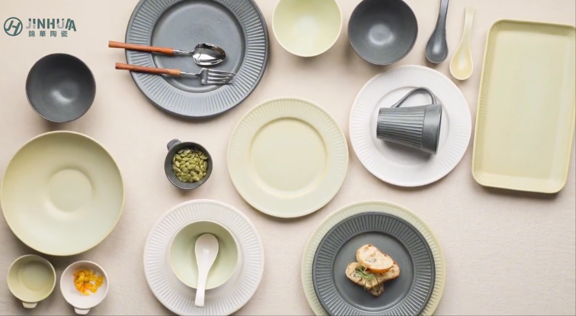 Jinhua's Wholesale Ceramic Tableware Video Showcase