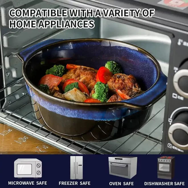 reactive-glaze-customized-casserole-dishes-ceramic-bakeware-with-lid-4