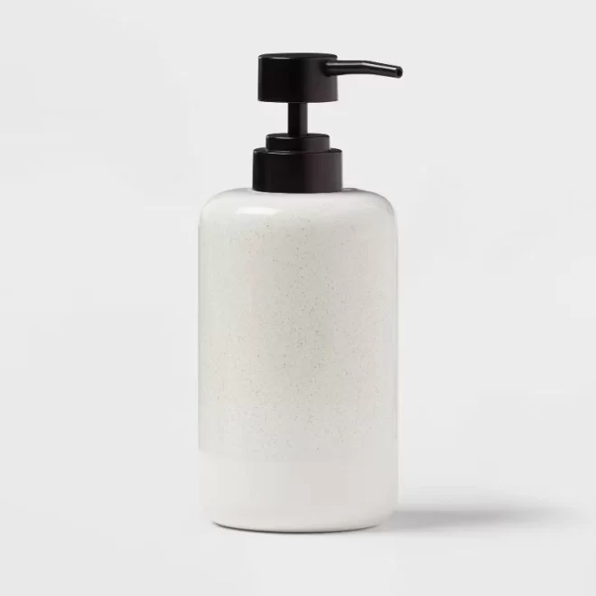 Luxury Bath Accessories Wholesale with Speckled White Glaze