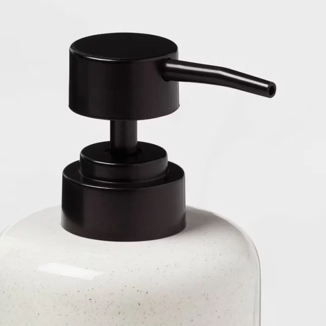 Luxury Bath Accessories Wholesale with Speckled White Glaze